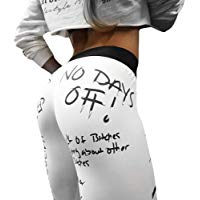 ❤️ Pantalones de Yoga Mujer Impresi&oacute;n de Letras, Moda Femenina Entrenamiento Leggings Fitness Deportes Gimnasio Running Yoga Athletic Pants Absolute