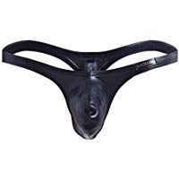 Mymyguoe Slips Ropa Interior de Charol Hombre Bragas Pantalones Cortos De Ropa Interior Calzoncillos Braguitas Hombre Slips Hombre Calzoncillos Boxer Briefs Tanga