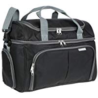 TOMSHOO 20L/30L Cesta de Picnic Almacenamiento Aislante T&eacute;rmica Plegable con Mango de Aluminio Al Aire Libre 46 * 25 * 24cm