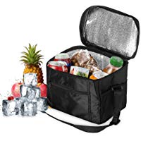 Orlegol Bolsa Comida T&eacute;rmica, 10L Bolsas T&eacute;rmicas Almuerzo Bolsa Nevera Isotermica Bolsas de Picnic Plegable para Playa, Camping, Barbacoa (27 x 17 x 24cm)