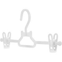 Hangerworld - Perchas De Pl&aacute;stico Blanco con Pinzas para Ropa Infantil, 30 cm