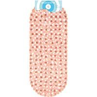 Circulators Alfombrilla para ba&ntilde;era 99&nbsp;x 39&nbsp;cm Color Marr&oacute;n Claro Transparente Piedra