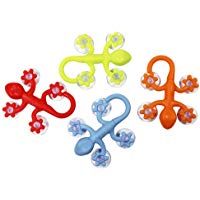com-four&reg; Juego de Ganchos de Pared con Ventosa Gecko