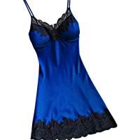 Mymyguoe Ropa de Dormir de sat&eacute;n Mujeres Damas Ropa de Dormir Camis&oacute;n Lencer&iacute;a Sexy con Almohadillas en el Pecho Mujeres Damas Ropa de Dormir Camis&oacute;n Ropa de Dormir Lencer&iacute;a Sexy