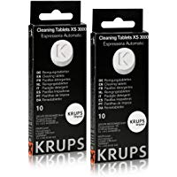 2x Krups Tabletas de limpieza XS 3000 (10 unidades)