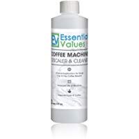 Essential Values Descalcificador de Caf&eacute; para Keurig, Delonghi, Nespresso (Cada cafetera & una m&aacute;quina de espresso) Transparente