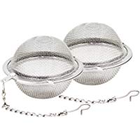 Hosaire 2 piezas de acero inoxidable Malla T&eacute; Bola coladores t&eacute; Infuser Filtros t&eacute; de intervalo De Bola en Acero Inoxidable
