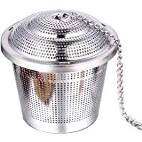 GEZICHTA Filtro de T&eacute; de Malla de Acero Inoxidable para infusiones de T&eacute; y T&eacute;