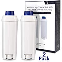 Rhodesy Cafetera Autom&aacute;tica Filtro para DeLonghi DLSC002, DeLonghi Filtro de Agua Cartuchosde Carb&oacute;n Activado para De'Longhi ECAM, ESAM, ETAM, BCO, Paquete de 2