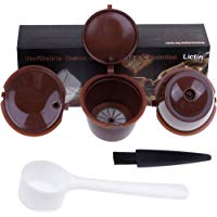 Lictin 3 Pack C&aacute;psulas Filtros de Caf&eacute; Recargable Reutilizable para Cafetera Dolce Gusto Resistente M&aacute;s de 150 Usos de Sustitucion de C&aacute;psula de Caf&eacute; Dolce Gusto