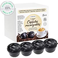 Tillmann&rsquo;s Capsulas Para Dolce Gusto Recargables 4 unidades Segunda Generaci&oacute;n &ndash; Versi&oacute;n Mejorada De Capsulas Reutilizables Con Presi&oacute;n Aumentada Y M&aacute;s Espuma &ndash; Cada Capsula Vida &Uacute;til M&aacute;s De 50 usos