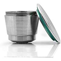 OurLeeme Metal del Acero Inoxidable Reutilizable C&aacute;psula Copa Recargable para la M&aacute;quina de caf&eacute; Nespresso