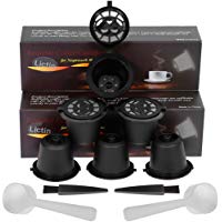 Lictin 6Pcs C&aacute;psulas Filtros de Caf&eacute; Recargable Reutilizable para Nespresso