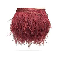 KOLIGHT - Paquete de 4,5 metros de plumas de avestruz te&ntilde;idas naturales, de 5 a 15 cm, para decorar vestidos, disfraces o manualidades