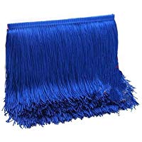 Yalulu 10&nbsp;Metros Longitud 15&nbsp;cm Ancho Borla Sedoso Flecos Corte Franse Borte Disfraz Borla Recorta Garment Apparel Punta Borte n&auml;hzubeh&ouml;r