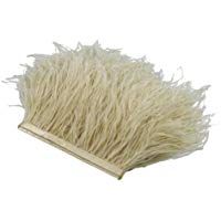 milageto 1 Yarda Te&ntilde;ida De Flecos De Plumas De Avestruz Embellecimiento Cinta De Ajuste