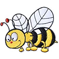 Westeng Abeja Bordado Parches para Ropa Termoadhesivos Lindo DIY Bordado Patch Sticker Ropa Parches para la Camiseta Jeans Sombrero Bolsas Size 7 * 6cm