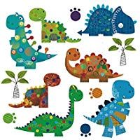Pegatina transfer termoadhesivo dinosaurios gorditos para bodys, camisetas, chandal, sudaderas, babys, pijamitas, albornoces, canastillas. de CHIPYHOME