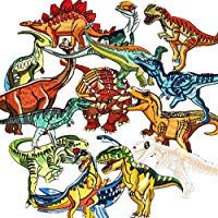 Patch Sticker, Sunshine-Smile 15 Pcs Dinosaur Apliques, Parches Ropa Termoadhesivos, Cute DIY Ropa Parches para la camiseta Jeans Ropa Bolsas, Parche de Ropa