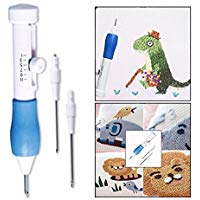 Cisixin 3 Piezas Magic bordado Pen Aguja, Accesorio de Costura para Puntadas, Appliques y Adornos - Dise&ntilde;o Ergon&oacute;mico para Coser