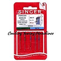 Singer overlocknadeln 2054&nbsp;Mix, 5&nbsp;Pines, Plata, Metal, 0,1&nbsp;x 0,1&nbsp;x 4&nbsp;cm, 5&nbsp;Unidades