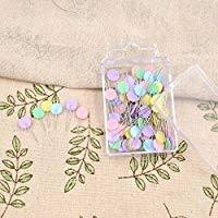 REFURBISHHOUSE 100 unids/Bolsa Pines Colores Mezclados Coser Patchwork Pines Cabeza de la Flor Pines Herramienta de Costura Aguja Accesorios de Costura de Arte Flor del Ciruelo