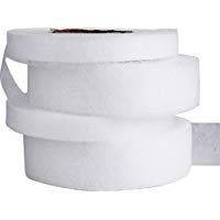 256m 4rollos Cinta de Dobladillo Planchar Cinta Adhesiva sin Coser Fusible Fusi&oacute;n de Tela para Ropa (Ancho 10mm+20mm)