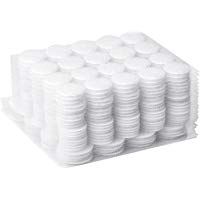 AIEX 250 pares (200 pares de 20 mm de di&aacute;metro conjuntos y 50 pares de 25 mm de di&aacute;metro conjuntos) Sticky Back Coins Gancho y lazo autoadhesivo puntos Cintas (white)
