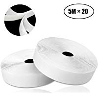 Velcro Adhesivo COCOCITY&reg; gancho y cinta extra fuerte Adhesivo de doble cara Adhesivo de cinta de 5m Adhesivo de cinta adhesiva para hogar, oficina, industria automotriz