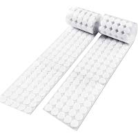 Velcro Adhesivo FEIGO 500 piezas Velcro Redondo Monedas gancho y cinta de velcro