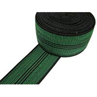 Pandoras Upholstery - Cincha para tapicer&iacute;a (10 m, el&aacute;stica), Color Verde