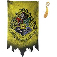 birthday decor for harry flag potter Banner - Gryffindor Slytherin Hufflepuff Ravenclaw House Flags Collection