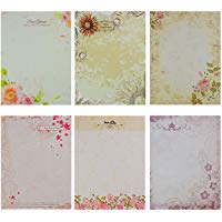 Papel de carta, color 48 Pcs 24.5 * 18.5 cm