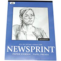Jack Richeson 100307&nbsp;Superficie Lisa Papel Pad 18&nbsp;x 24&nbsp;100&nbsp;Hoja