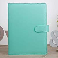 VANKER Creative Macaron Notebook Hoja Loose Encuadernado Diario Agenda planificador Protectora&nbsp;&ndash;&nbsp;Cuaderno de Notas A5&nbsp;Verde