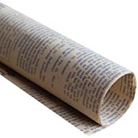 iShin&egrave;_Home goods 52&nbsp;* 75&nbsp;cm Papeles de Embalaje Rollo de Papel de marr&oacute;n Vintage peri&oacute;dico Ingl&eacute;s Embalaje de Ramo Packaging Materials