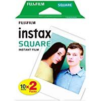 20 hojas de papel fotogr&aacute;fico para Fujifilm Instax Square Twin Pack Film Blanco Edge Papel fotogr&aacute;fico para Instax SQ10 SQ6 C&aacute;mara instant&aacute;nea Compartir SP-3 Impresora